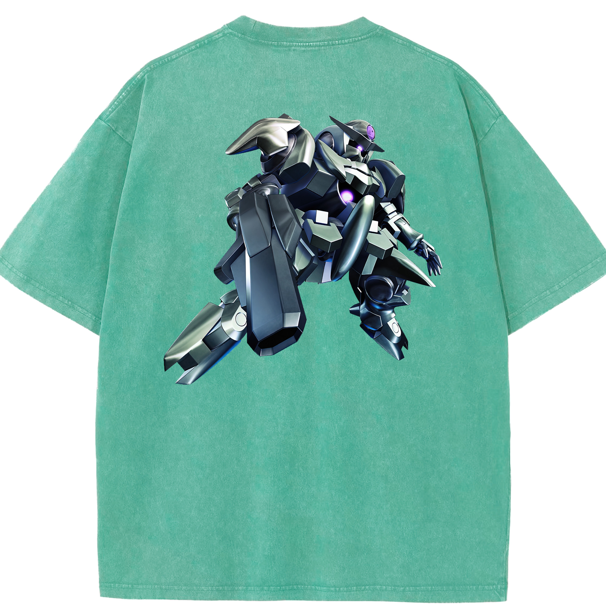 （画像用） 機動戦士ガンダム Mobile Suit Gundam 綿100% ヴィンテージ風 半袖Tシャツ（背面プリント）